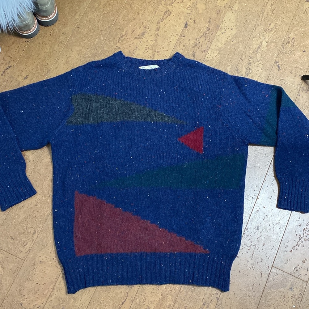 Vintage 90’s Braemar pullover Sweater for Harrods London! EUC!! Unisex! Size L - Picture 10 of 13